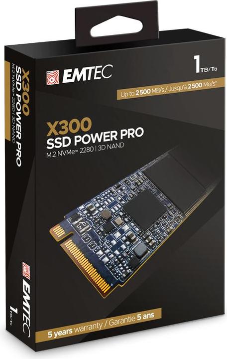 Actual product image Emtec Power Pro X300 (1000 GB, M.2 2280)