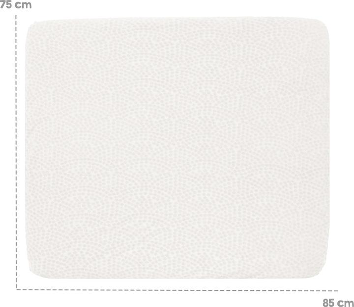 Image du produit Roba Housse de protection pour matelas à langer 75x85 cm 'Seashells' oyster (75 x 85 cm)