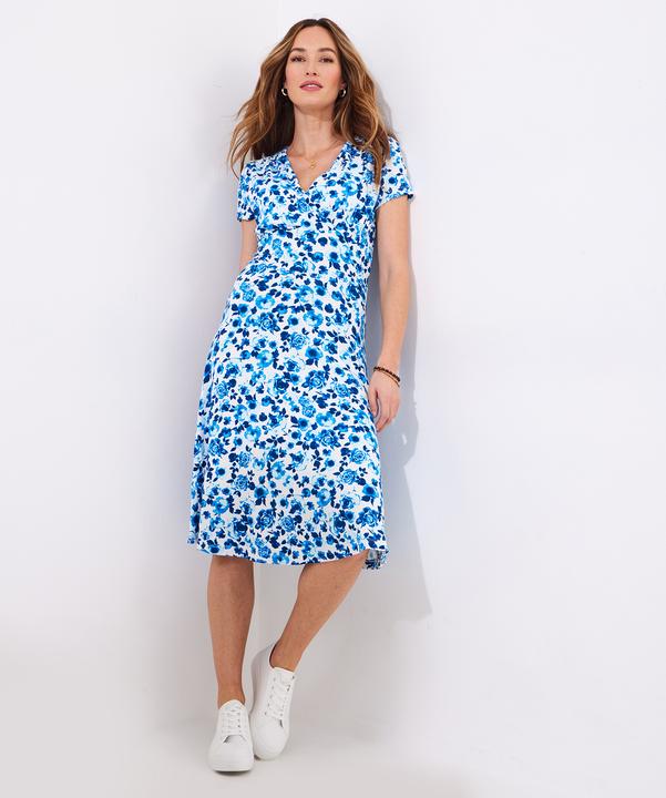 Actual product image Joe Browns Delicate Floral Wrap Dress (40)