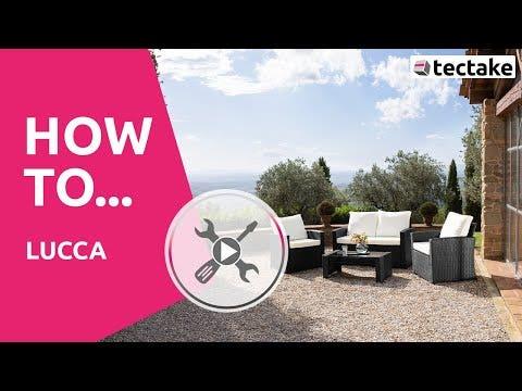 Immagine prodotto tectake Salottino in rattan Lucca
