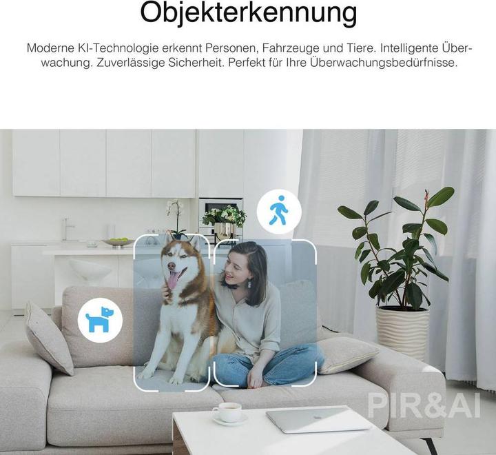 Produktbild Instar IN-8815 4K POE/WLAN weiss 18006 IP Überwachungskamera