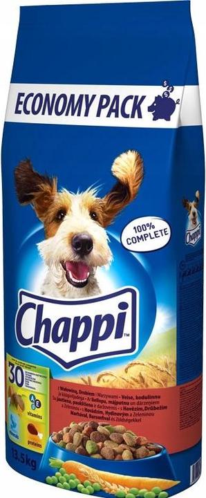 Image du produit Chappi au boeuf, au poulet et aux légumes 13,5kg (Adulte, 1 pcs, 13500 g)