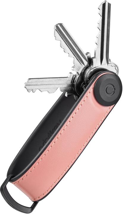 Immagine prodotto Orbitkey Organizzatore ibrido per chiavi in pelle - Rosa pastello