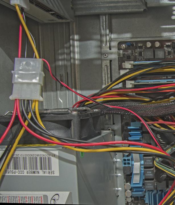 Image du produit Gembird FANCASE-4 Ventilateur pour boîtier PC avec connecteur d'alimentation à 4 broches (80 mm, 1 x)
