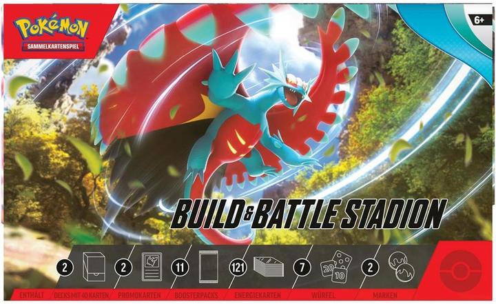 Produktbild Pokémon KP04 Karmesin&Purpur Miraidon EX Build & Battle Stadion *Deutsche Version* (Deutsch, Build & Battle Box)
