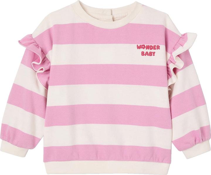Image du produit Vertbaudet Mädchen Baby Sweatshirt mit Schriftzug und Recycling-Polyester (80)