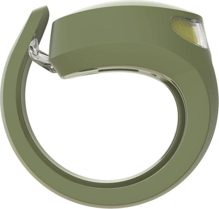 Actual product image knog. Frog V3 Rechargeable Light, white LED, army-jacket-green (45 Lumen) (40 lm)