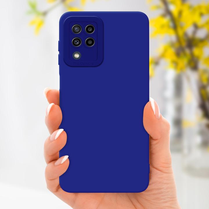 Productafbeelding Cadorabo Hoesje voor Samsung Galaxy M22 / M32 4G in TPU Fluid LM162 Style (Samsung Galaxy M22, Samsung Galaxy A32)