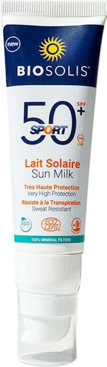 Immagine prodotto Biosolis Bio Sport Extreme Sunscreen 50+ Protezione UVA+UVB Resistente all'acqua Senza profumo Vegano e (Latte solare, SPF 50)