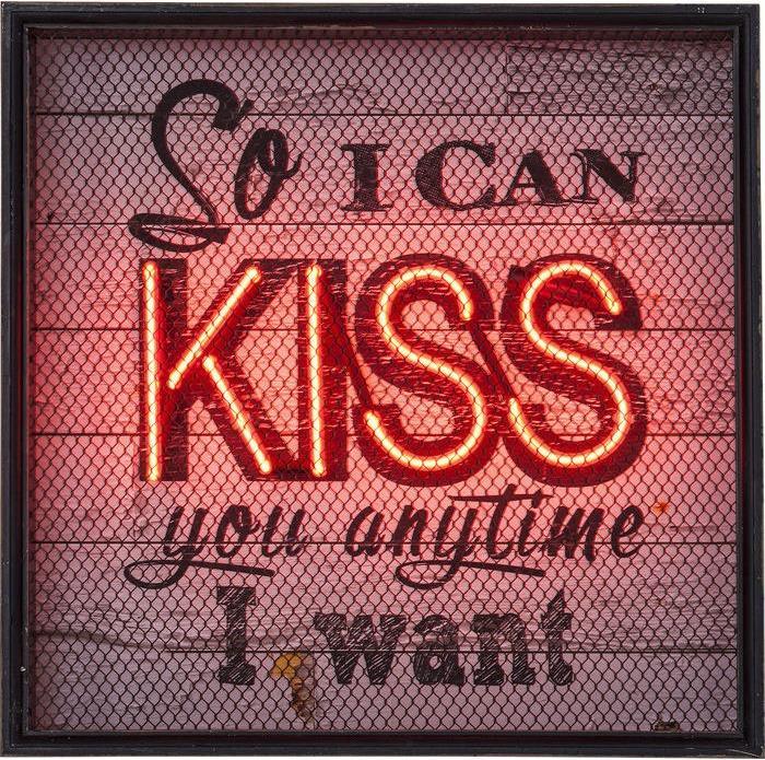 Produktbild Kare Design Kiss NEON (52 x 52 cm)