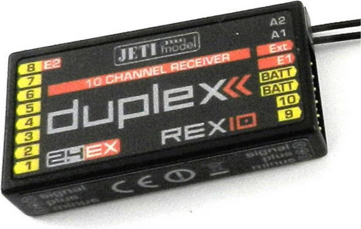 Actual product image Jeti Receiver REX 10 duplex