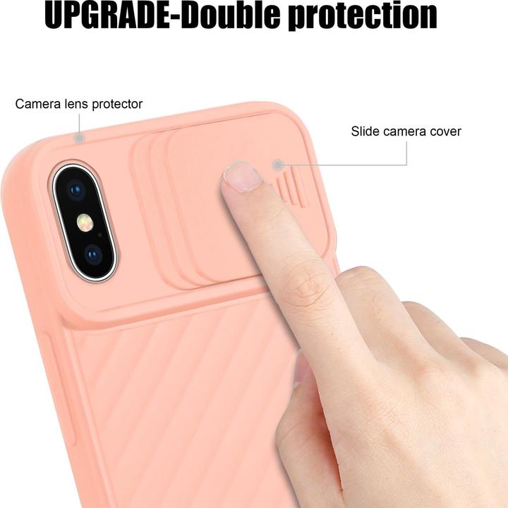 Immagine prodotto Cadorabo Cover in TPU con protezione della fotocamera (Apple iPhone XS Max)