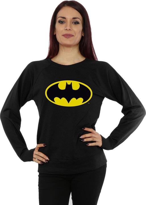 Actual product image Batman Womens/Ladies Logo Cotton Sweatshirt (XS)