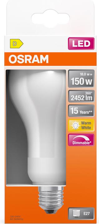 Produktbild Osram Led Superstar Classic A (E27, 18 W, 2452 lm, 1 x, D)