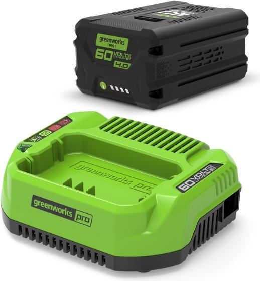 Immagine prodotto Greenworks Kit batteria 60V 4Ah e caricabatterie universale (60 V)