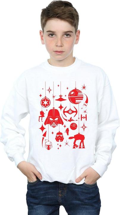 Immagine prodotto Star Wars Christmas Decorations Felpa Ragazzi (140, 146)