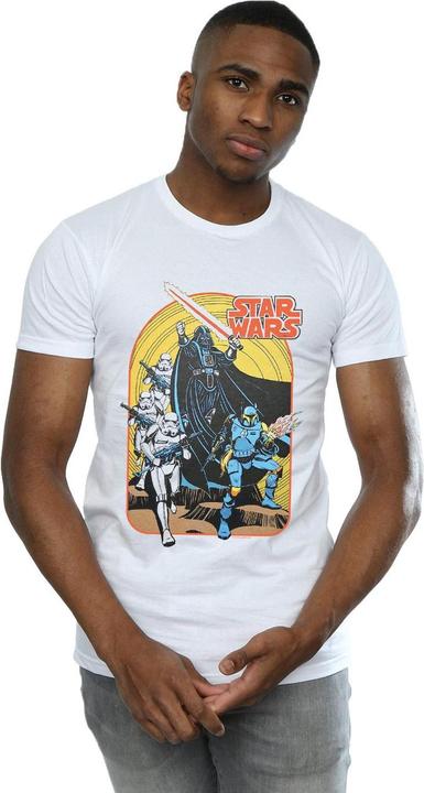 Produktbild Star Wars Vintage Comic Scene TShirt (4XL)