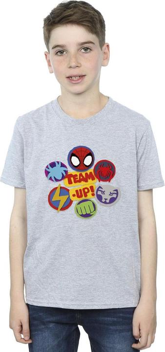 Immagine prodotto Spidey And His Amazing Friends Team Up Maglietta Ragazzi (152, 158)