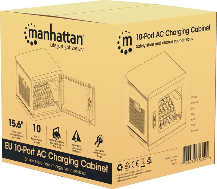 Produktbild Manhattan Ladeschrank mit 10 Steckdosen