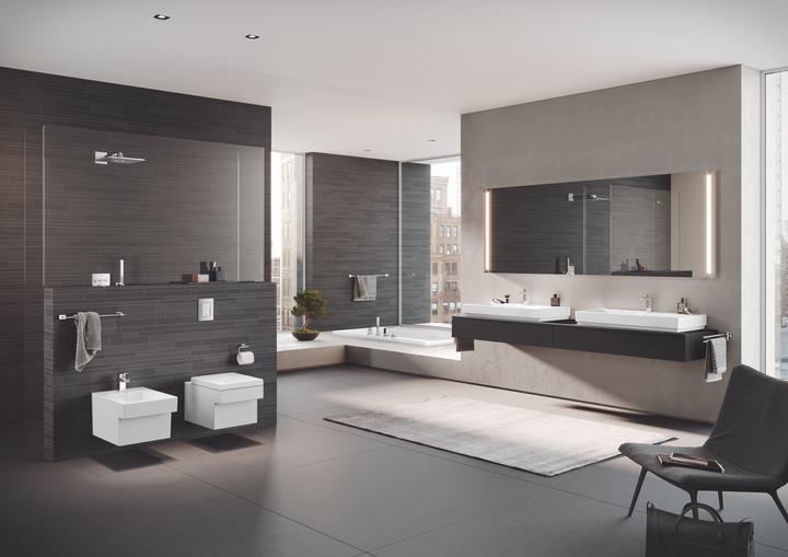 Actual product image Grohe Eurocube single lever basin mixer M-Size