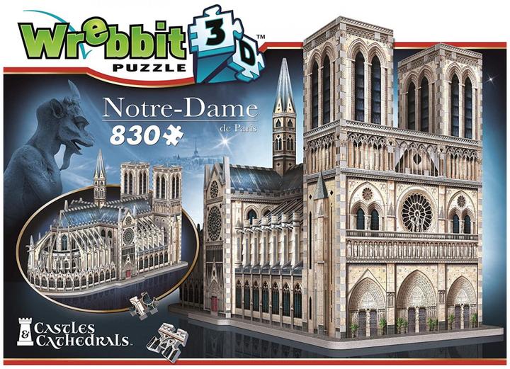 Produktbild Wrebbit 3D Castles & Cathedrals: Notre-Dame de Paris (830 Teile) (830 Teile)