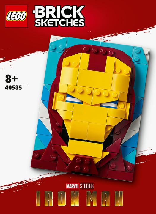 Produktbild LEGO Brick Sketches - Iron Man (40535)