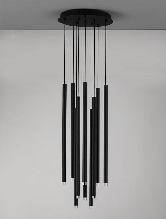 Image du produit Nova Luce DANDIA LED Suspension noir 69W blanc chaud 72x40,5cm dimmable 9540204