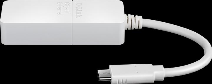 Image du produit D-Link DUB-E130 (USB-C 3.0, RJ45 (1x))