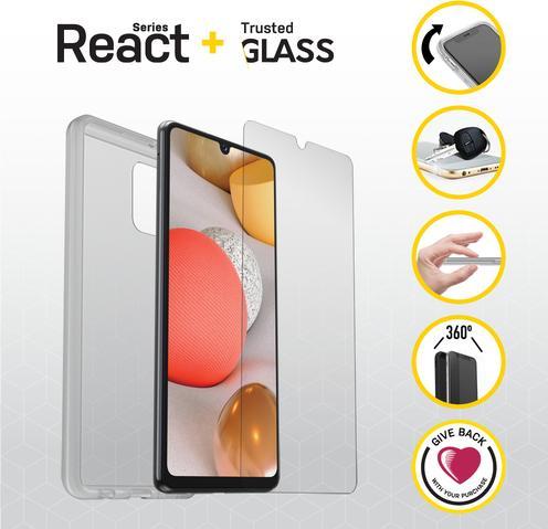 Actual product image OtterBox React + Glass Bundle - Kit (Samsung Galaxy A42 5G)
