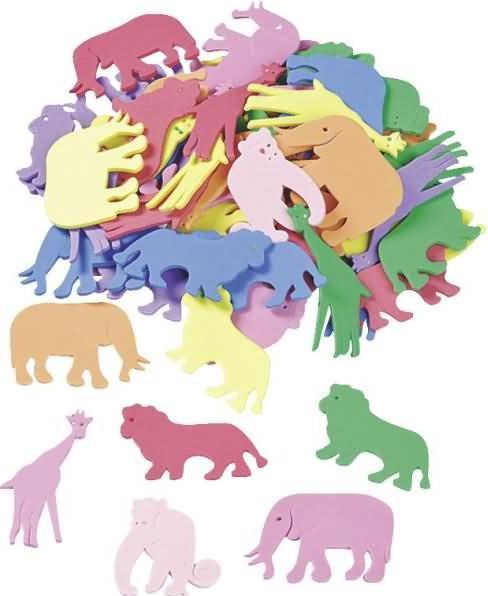 Knorr Prandell Foam rubber Creasoft animals 4-5cm PU=60 pieces