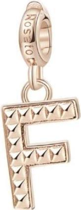 Rosato Bronze pendant letter "F" Storie RZ084