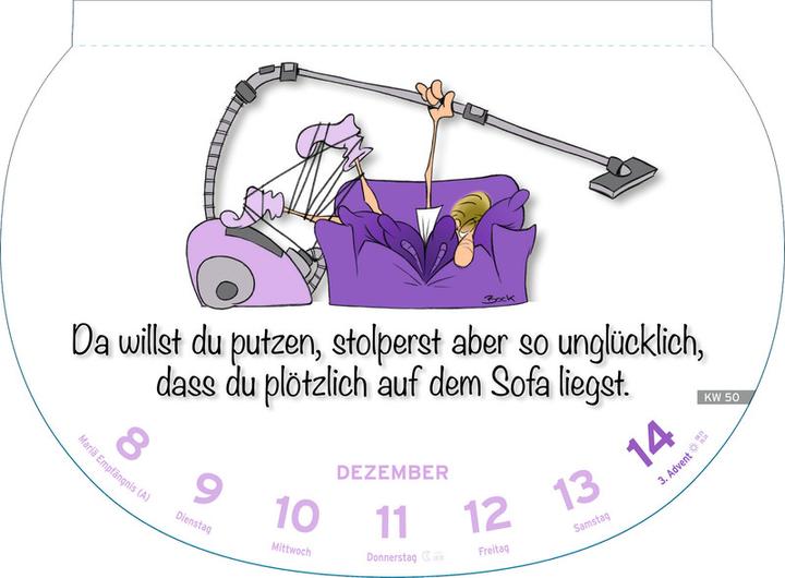 Produktbild Heye Bildkalender Dumme Sprüche (21 x 29 cm, Harter Einband, Deutsch)