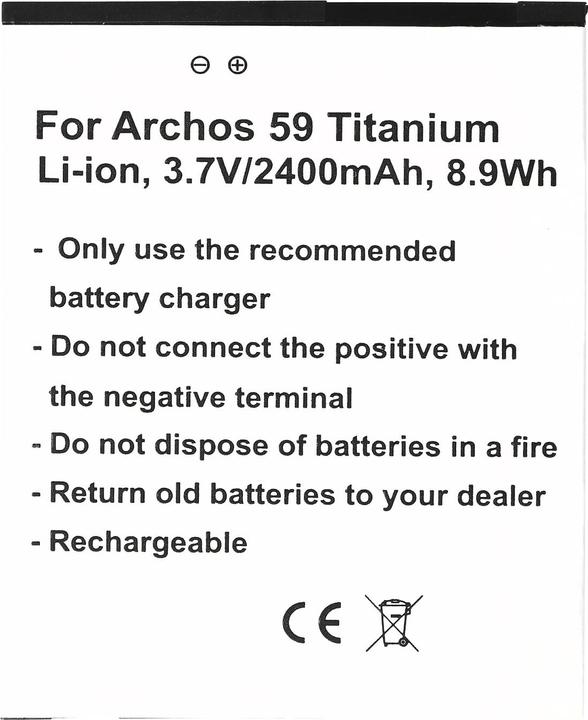 Image du produit AccuCell Akku Archos 59 Titanium, AC59TI