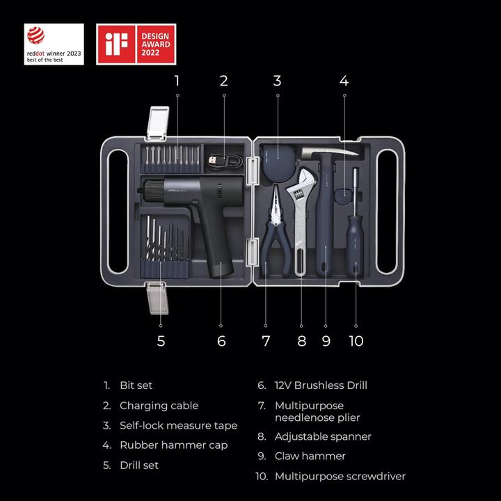 Actual product image Hoto Tool set (30 Nm, 30 Nm)