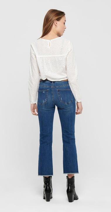 Actual product image Only ONLKenya Mid Sweet Cropped Flared Jeans