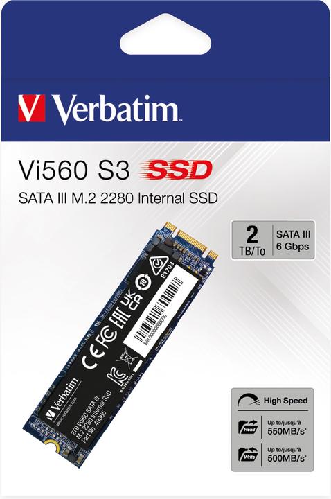 Produktbild Verbatim Vi560 (2000 GB, M.2 2280)