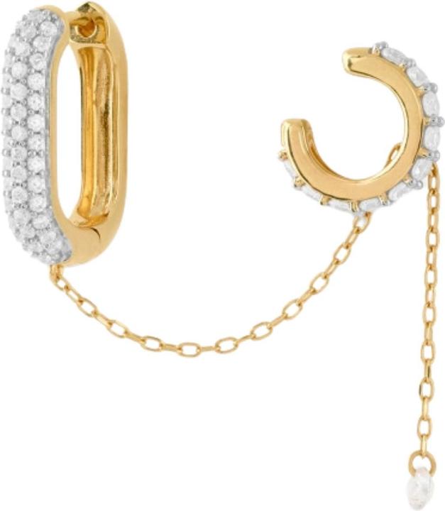 Produktbild Guess 17MM NUANCE PAVE&PEND EARCUFF Ohrringe (Sterling Silber)