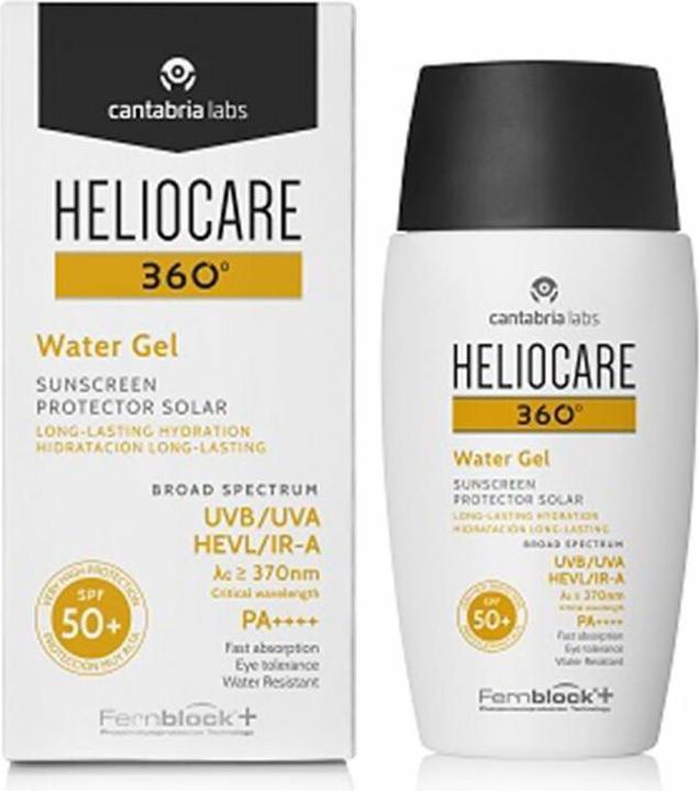 Image du produit Heliocare Gel à l'eau 360 (Crème solaire visage, SPF 50, 50 ml)