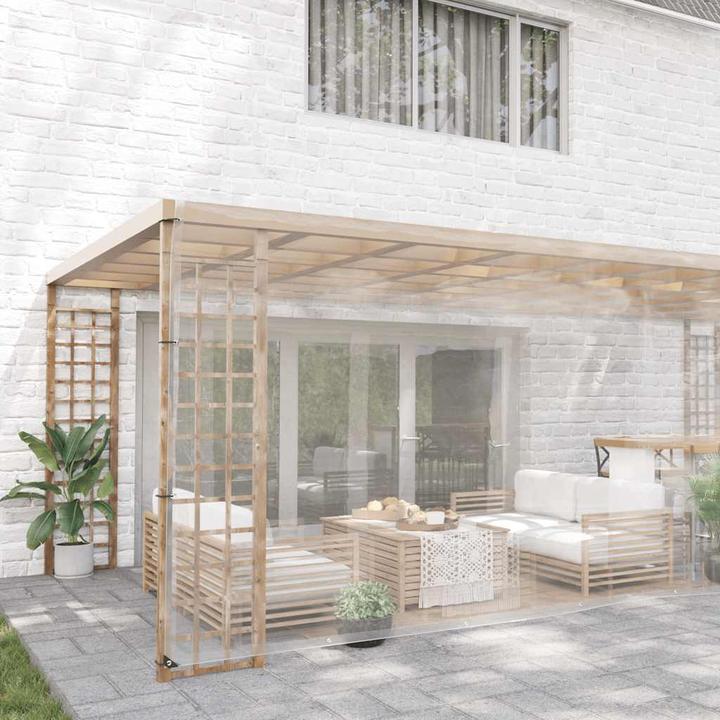 Image du produit VidaXL Bâche transparente avec oeillets 6x8 m PVC Bâche transparente (600 x 800 cm)