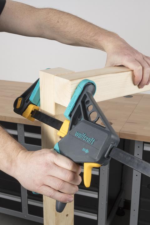 Immagine prodotto wolfcraft Einhandzwinge EHZ „PRO“ 100/450 mm (450 mm)