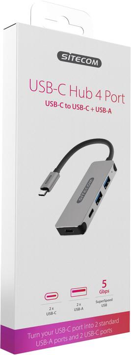 Produktbild Sitecom CN 384 (USB-C, 4 Ports)