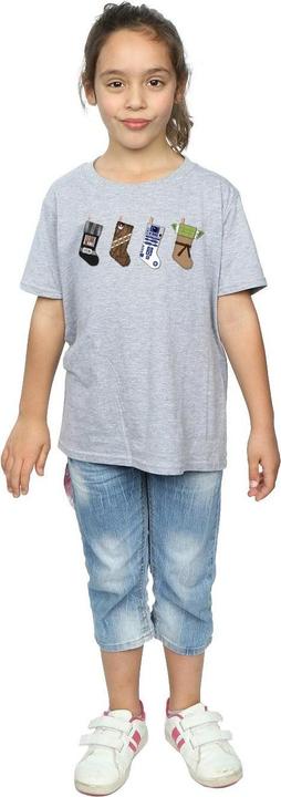 Image du produit Star Wars - T-shirt CHRISTMAS STOCKINGS - Fille (152, 158)