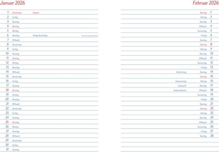 Produktbild Heye Familienagenda Helme Heine (A5, Deutsch)