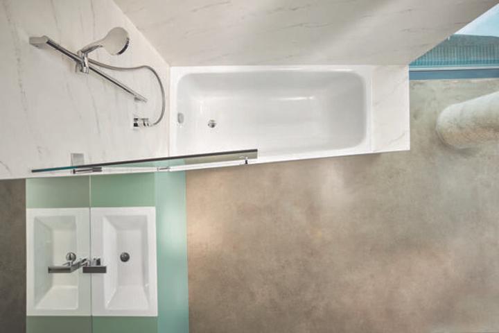 Produktbild Bette BetteSpace M Eck-Badewanne, 170x90cm, 1131, 1 Rückenschräge, weiss, Einbau links (192 l, 170 cm, 170 cm)