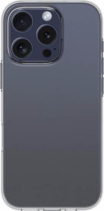 Actual product image Cover-Discount iPhone 16 Pro - Silicone rubber case transparent (Apple iPhone 16 Pro)