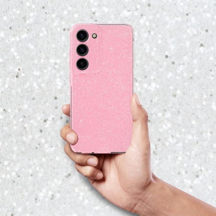 Produktbild OEM Back panel cover CLEAR CASE 2 mm BLINK for SAMSUNG S24 Plus pink (Samsung Galaxy S24+)