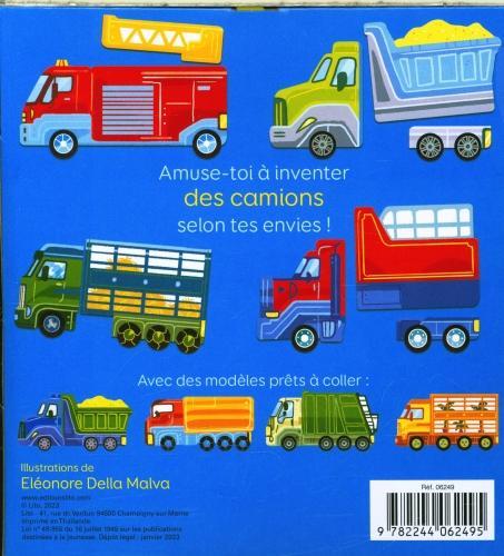 Immagine prodotto Je crée des camions : 100 gommettes autocollantes (Francese, Della Malva Eléonore, 2024)