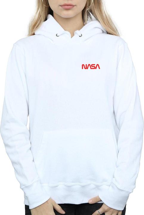 Immagine prodotto Nasa Modern Logo Chest Felpa con Cappuccio Donna (M)