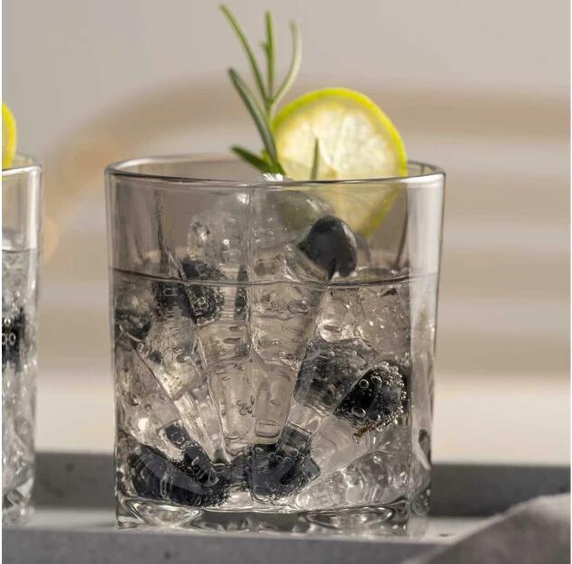 Actual product image Leonardo Whisky glass Capri 330 ml, 4 pieces, Grey (3.30 dl, 4 x, Whisky glass)