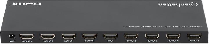 Produktbild Manhattan 4K@60Hz 8-Port HDMI-Splitter mit Downscaling